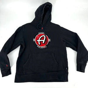Adam’s polishes hoodie sweater size small black and red